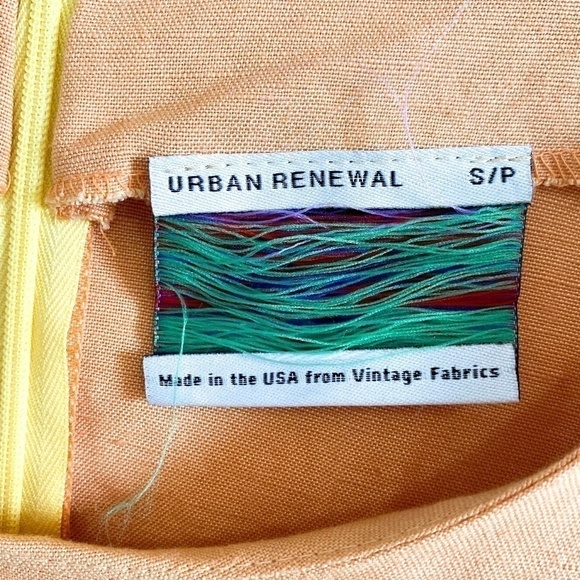 Urban Renewal Peach Color Flutter short Sleeve Dress size S - Picture 6 of 8